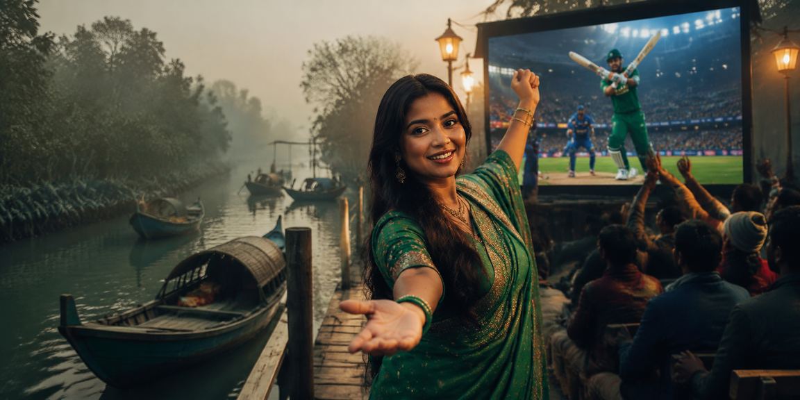 সুন্দরবন অঞ্চলে বাংলাদেশ মডেল ক্রিকেট ও লাইভ গেমিং